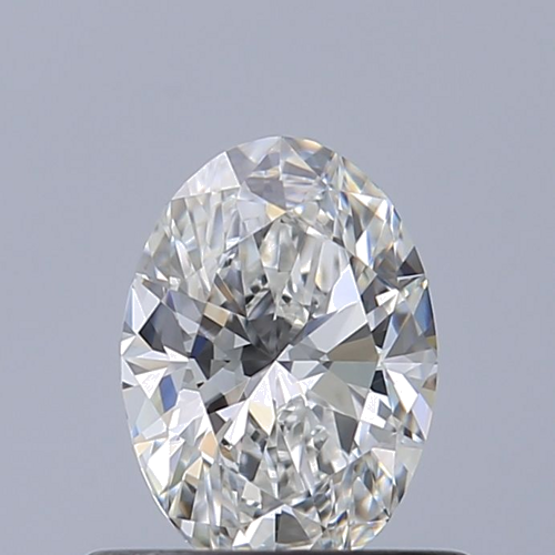 0.5 carat F-VVS1 Natūralus Oval Deimantas (1)