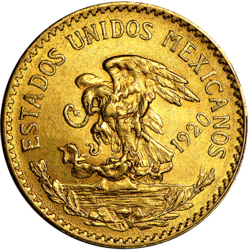 20 pesos Aztec Sun stone 1917-1959 Mexico gold coin (2)