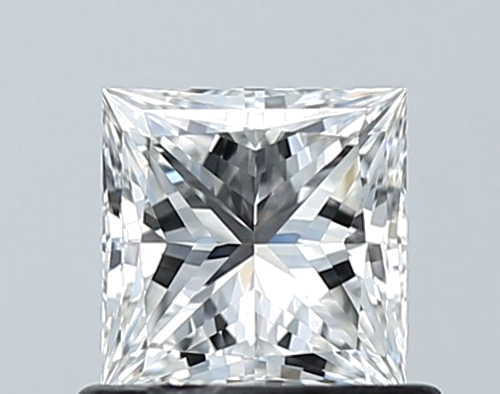0.72 carat F-VVS1 Natūralus Princess Deimantas (1)
