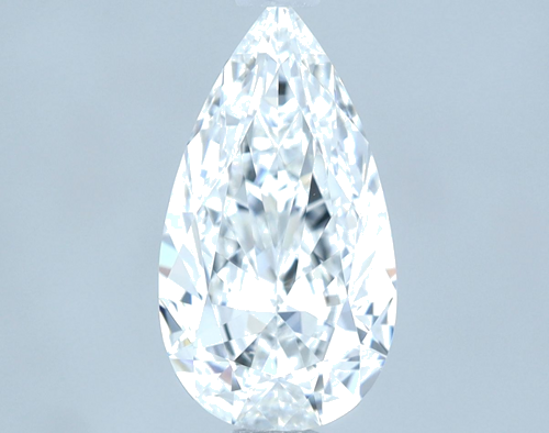 1.07 carat E-VVS2 Natūralus Pear Deimantas (1)