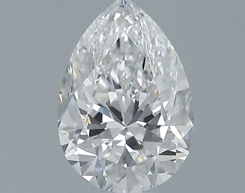 0.5 carat F-VS2 Natūralus Pear Deimantas (1)