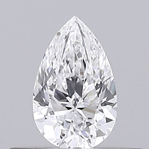 0.3 carat D-VS2 Natūralus Pear Deimantas (1)