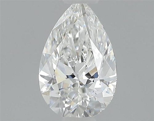0.4 carat F-VVS1 Natūralus Pear Deimantas (1)
