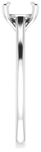 Sužadėtuvių Žiedas „Solitaire“ 950 Platinos Round 6.5mm (4)