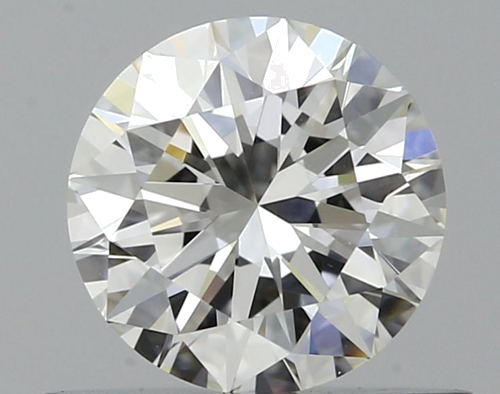 0.5 carat F-VVS2 Excellent cut Natūralus Round Deimantas (1)