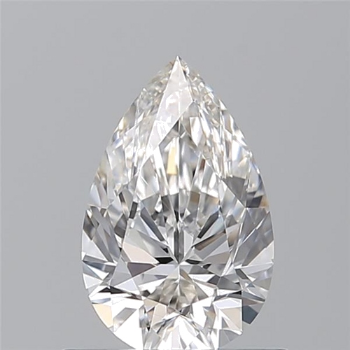 0.76 carat F-VVS2 Natūralus Pear Deimantas (1)