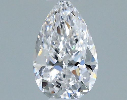 0.35 carat D-IF Natūralus Pear Deimantas (1)