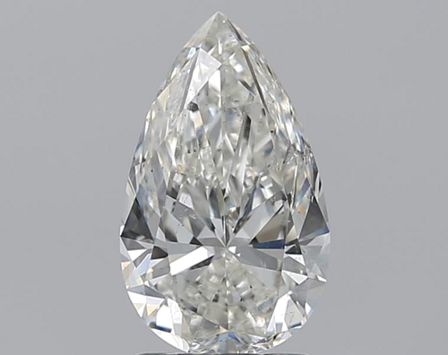 1.8 carat I-SI2 Natūralus Pear Deimantas (1)