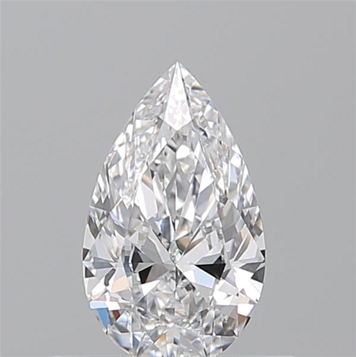0.5 carat D-VVS1 Natūralus Pear Deimantas (1)