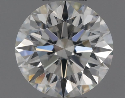 0.42 carat H-VVS1 Excellent cut Natūralus Round Deimantas (1)
