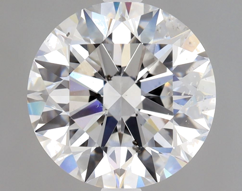 2.09 carat E-SI2 Excellent cut Natūralus Round Deimantas (1)