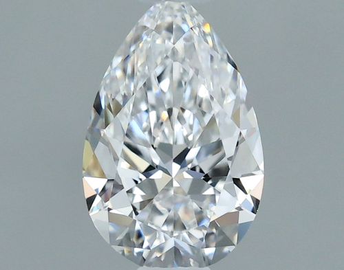 0.41 carat E-VVS1 Natūralus Pear Deimantas (1)