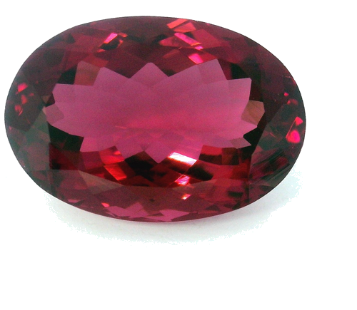 6.38 carat RED Oval Tourmaline (1)