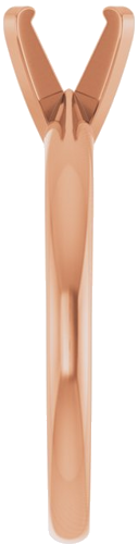 Sužadėtuvių Žiedas „Solitaire“ 14k rose gold Round 6mm (4)