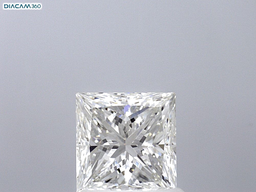 1.51 carat H-VVS2 Natūralus Princess Deimantas (1)