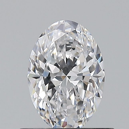 0.6 carat D-VVS2 Natūralus Oval Deimantas (1)