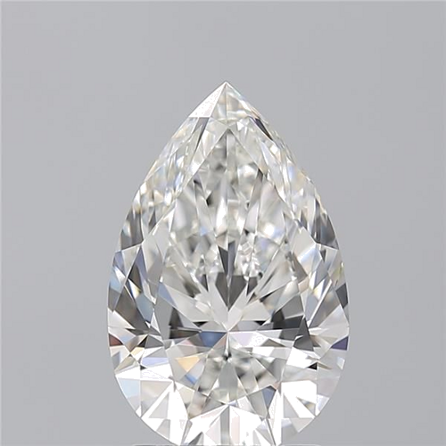 2.5 carat G-IF Natūralus Pear Deimantas (1)