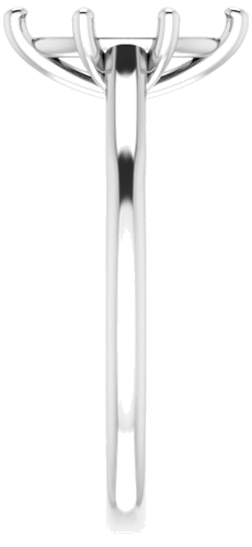 Sužadėtuvių Žiedas „Solitaire“ 585 Baltojo Aukso Marquise 10mm x 5mm (4)