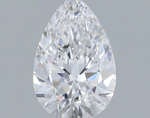 0.41 carat D-VVS1 Natūralus Pear Deimantas (1)
