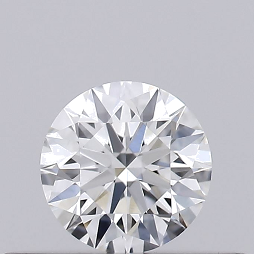 0.21 carat F-VVS2 Excellent cut Natūralus Round Deimantas (1)