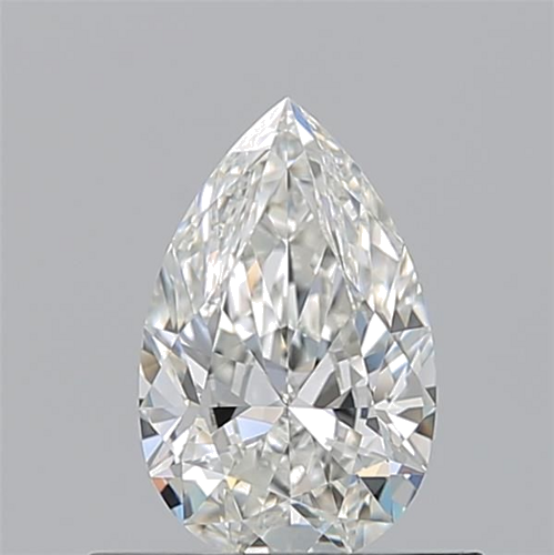 0.52 carat H-VVS1 Natūralus Pear Deimantas (1)