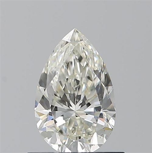 0.7 carat K-SI1 Natūralus Pear Deimantas (1)