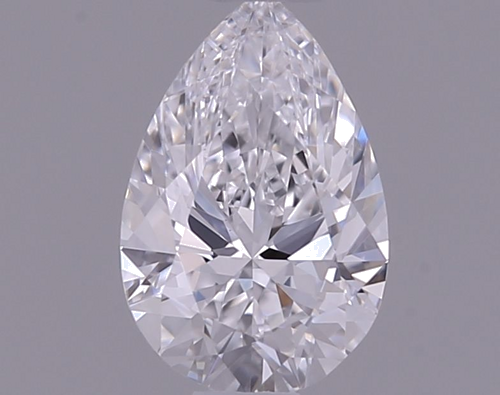 0.31 carat D-VVS2 Natūralus Pear Deimantas (1)