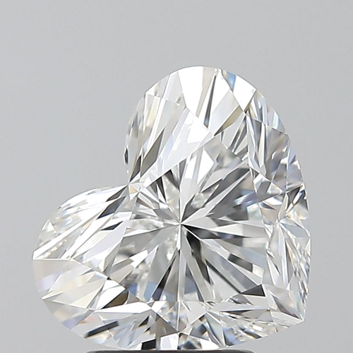 3.01 carat G-VVS2 Natūralus Heart Deimantas (1)