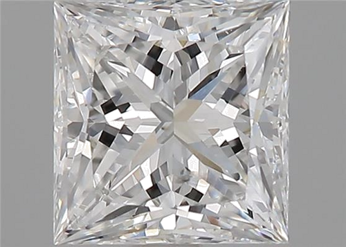 1.53 carat E-SI2 Natūralus Princess Deimantas (1)