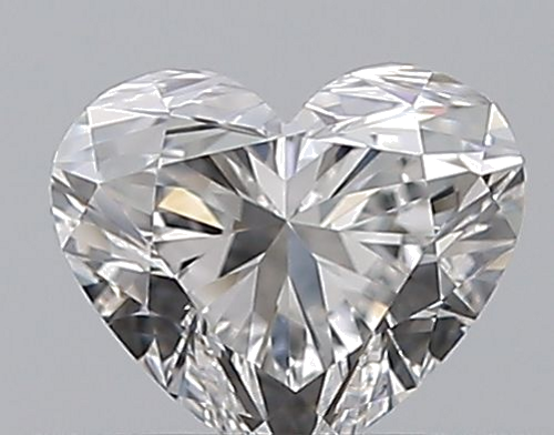 0.41 carat E-VVS2 Natūralus Heart Deimantas (1)