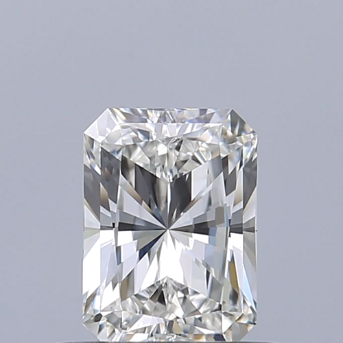 0.5 carat F-VVS2 Natūralus Radiant Deimantas (1)