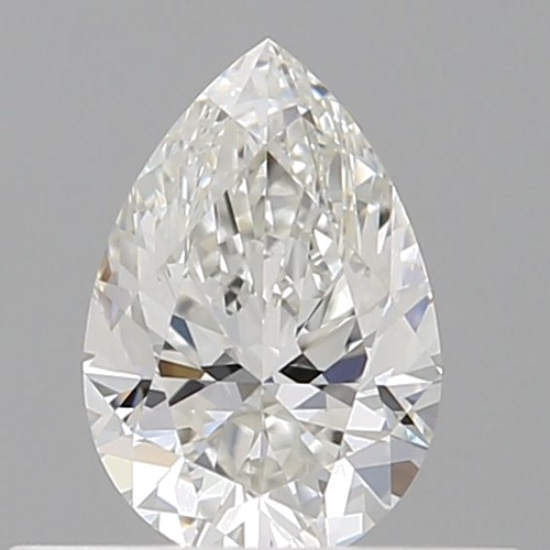 0.41 carat G-IF Natūralus Pear Deimantas (1)
