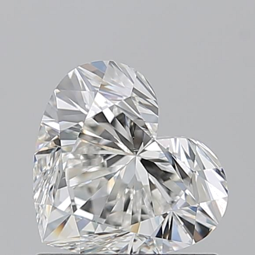 1.02 carat H-VS2 Natūralus Heart Deimantas (1)