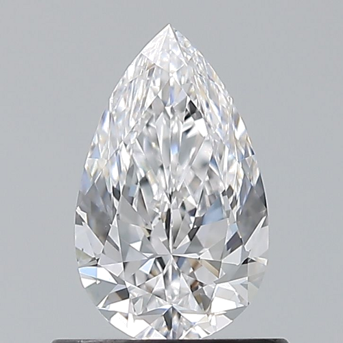 0.7 carat D-VS2 Natūralus Pear Deimantas (1)