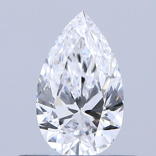 0.4 carat D-VS1 Natūralus Pear Deimantas (1)