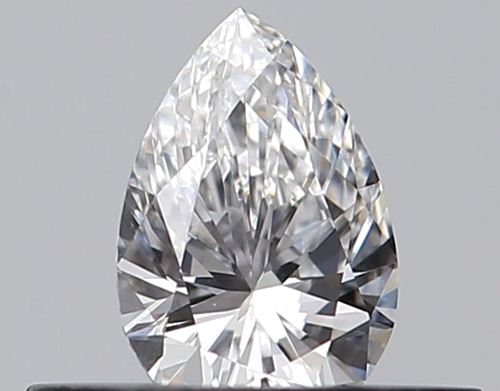 0.28 carat E-VVS2 Natūralus Pear Deimantas (1)