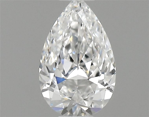 0.37 carat E-IF Natūralus Pear Deimantas (1)