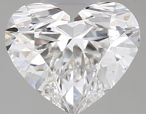 0.35 carat F-VVS1 Natūralus Heart Deimantas (1)