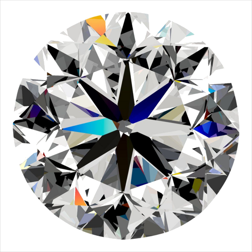 0.3 carat E-VS2 GD cut Natūralus Round Deimantas (1)