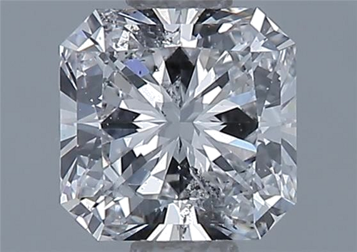 0.5 carat E-SI2 Natūralus Radiant Deimantas (1)
