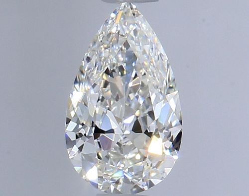 0.5 carat G-VVS1 Natūralus Pear Deimantas (1)
