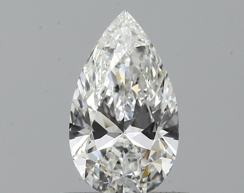 0.5 carat F-VS2 Natūralus Pear Deimantas (1)