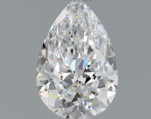 0.5 carat D-VVS2 Natūralus Pear Deimantas (1)