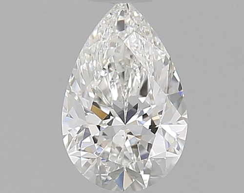 0.33 carat F-VS2 Natūralus Pear Deimantas (1)