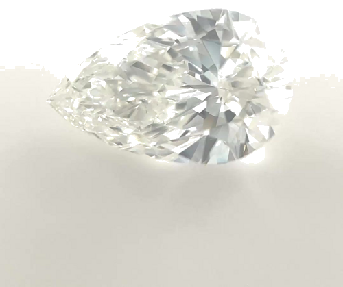1.32 carat H-SI1 Natūralus Pear Deimantas (1)