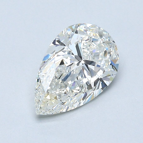 1.7 carat H-VS2 Natūralus Pear Deimantas (1)