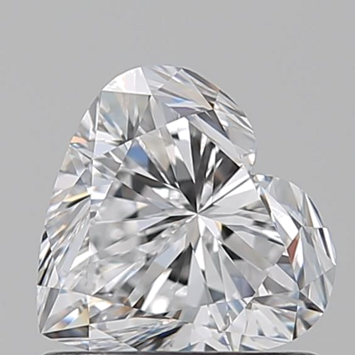 0.91 carat D-VVS1 Natūralus Heart Deimantas (1)