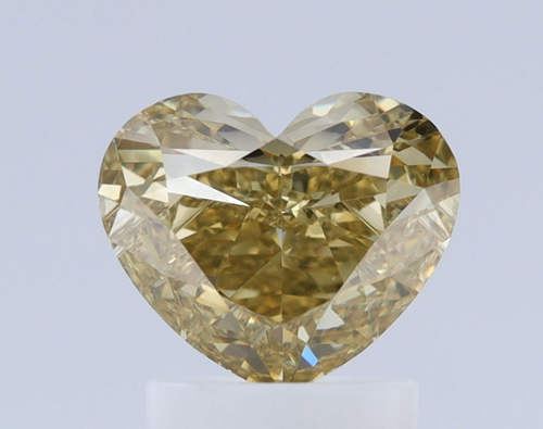 1.52 carat Fancy Brownish Yellow-VS1 Natūralus Heart Deimantas (1)