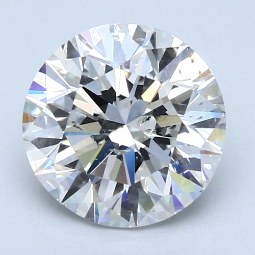 3.0 carat G-SI2 Excellent cut Natūralus Round Deimantas (1)