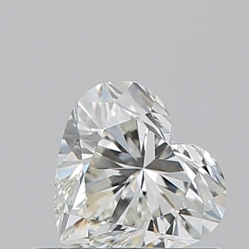 0.53 carat J-VVS1 Natūralus Heart Deimantas (1)